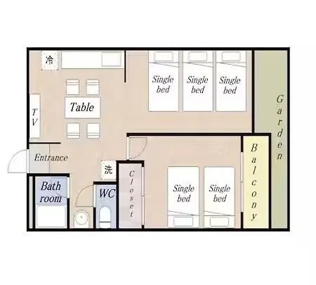 Teioh Nishi Shinsaibashi Apartment Osaka Room photo